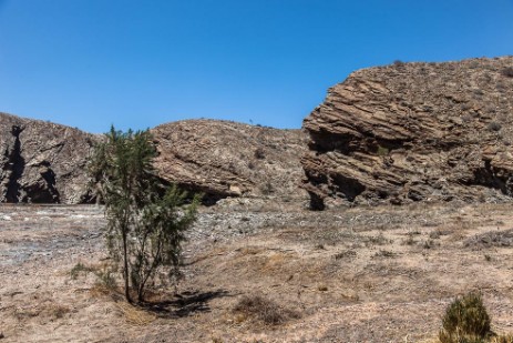 Felsen auf Fahrt von Sesriem nach Swakopmund