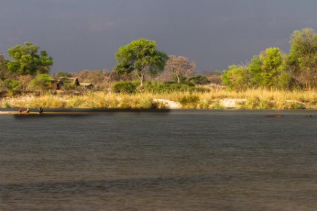 Gewitterstimmung am Okavango
