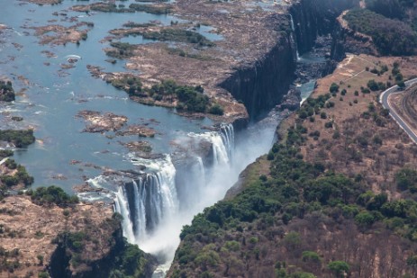 Victoria Falls aus der Luft